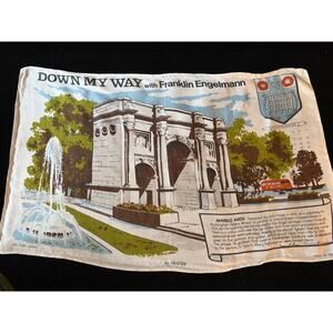 Ulster Marble Arch London Linen Tea Towel Down My Way Vintage UK